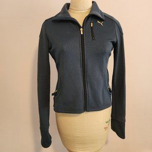 Puma women's blue jacket, size medium